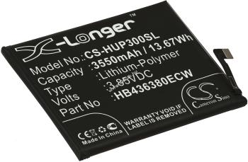 Helyettesítő mobil, és okostelefon akku Huawei P30, P30 Premium Edition 3550mAh Li-Polymer