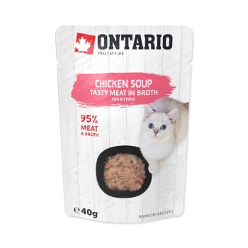 Ontario Kitten Kuřecí polévka kapsička 40 g