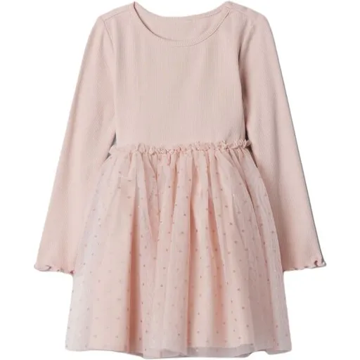 GAP BABY Dívčí šaty, růžová, velikost 5Y