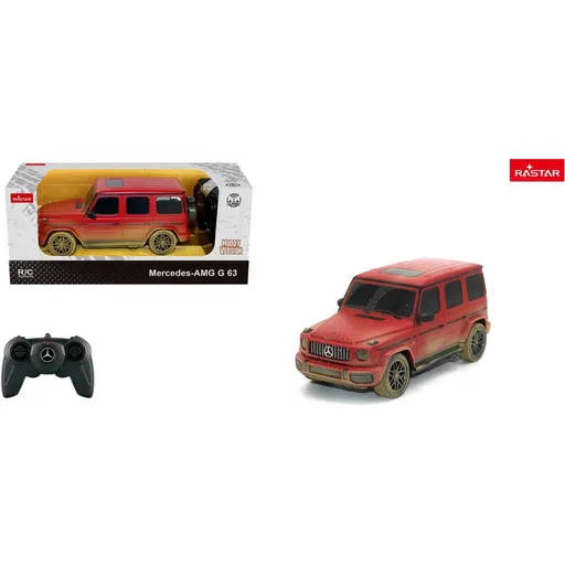 Rastar RC auto 1 : 24 Mercedes-Benz G63 AMG - Muddy červené