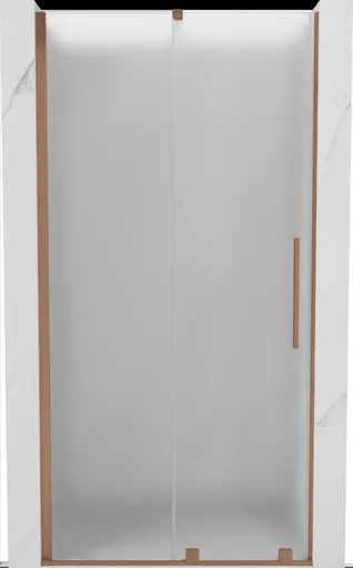 MEXEN/S Velar posuvné sprchové dveře 110, dekor, měď kartáčovaná 871-110-000-31-65