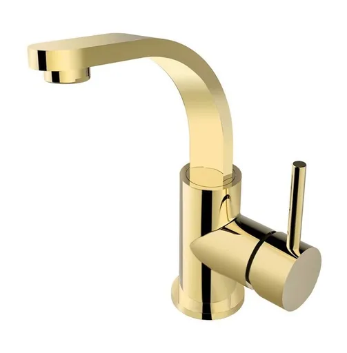 BESCO Stojánková umyvadlová baterie DECCO II Zlatá BABUDIIZL