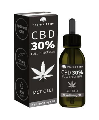 Pharma Activ CBD 30% Full Spectrum MCT olej 3000 mg 10 ml