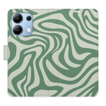 Flipové pouzdro iSaprio - Zebra Green 02 - Xiaomi Redmi Note 13