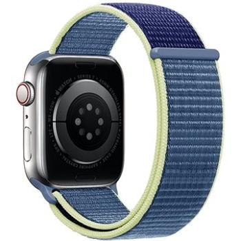 Eternico Airy pro Apple Watch 42mm / 44mm / 45mm / Ultra 49mm Aura Blue and Gold edge (AET-AWAY-AuBlG-42)