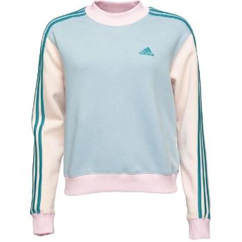 adidas 3-STRIPES SWEATSHIRT Dámská mikina, světle modrá, velikost