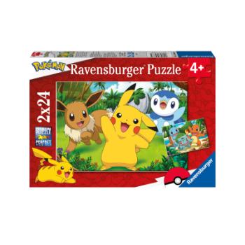 Puzzle dětské Pokémon 2x24 dílků