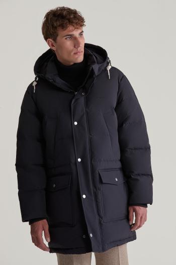 BUNDA GANT HEAVY DOWN MID LENGTH JACKET EBONY BLACK