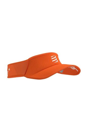 Kšilt Compressport Visor Ultralight oranžová barva, s potiskem, XHWU3894