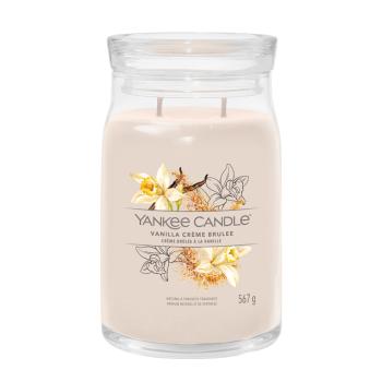 Yankee Candle Aromatická svíčka Signature sklo velké Vanilla Creme Brulée 567 g