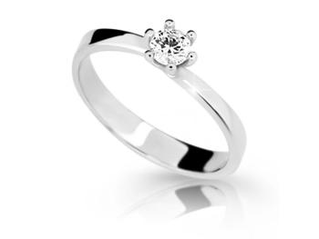 Cutie Jewellery Zásnubní prsten z bílého zlata Z6904-1903-10-X-2 48 mm