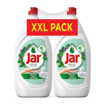 Jar Sensitive Prostředek na nádobí Tea Tree & Mint 2x1,35 l