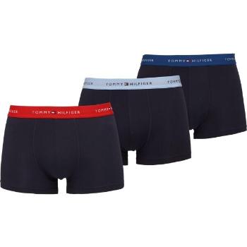 Tommy Hilfiger SIGNATURE CTN ESS-3P WB TRUNK Pánské boxerky, tmavě modrá, velikost