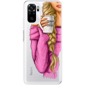 iSaprio My Coffe and Blond Girl pro Xiaomi Redmi Note 10 / Note 10S (coffblon-TPU3-RmiN10s)