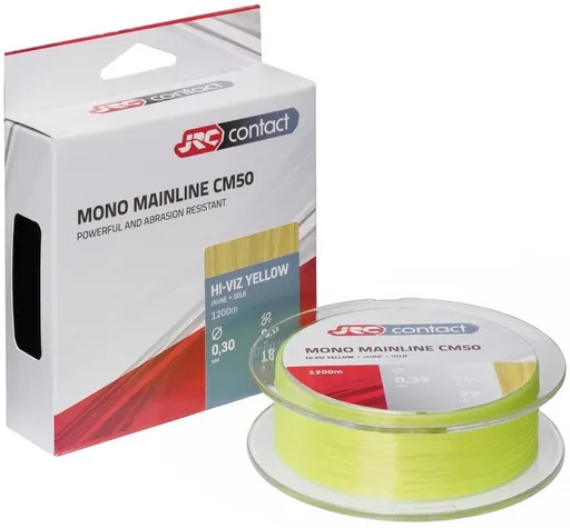 Jrc vlasec contact cm50 hi viz yellow 1200 m - 0,40 mm 13,5 kg
