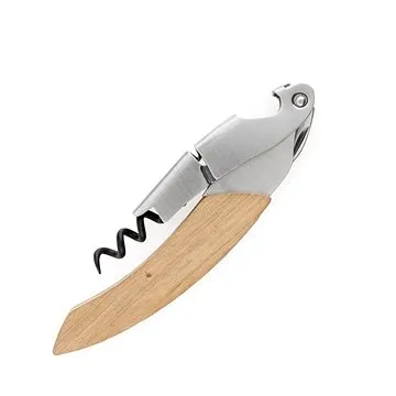 LigneW Origine dvoufázová dřevěná vývrtka na víno ze sudu, Broušené dřevo (101)