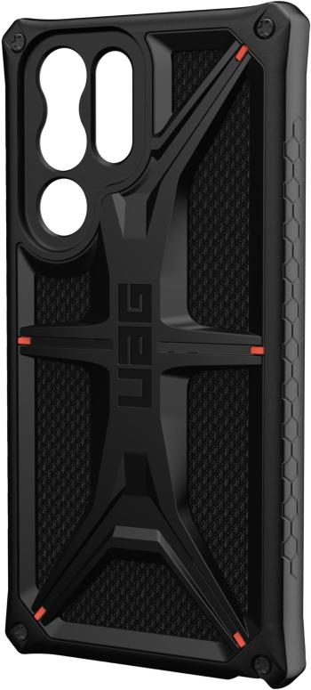 Telefon tok UAG Monarch Kevlar Samsung Galaxy S22 Ultra 5G fekete tok