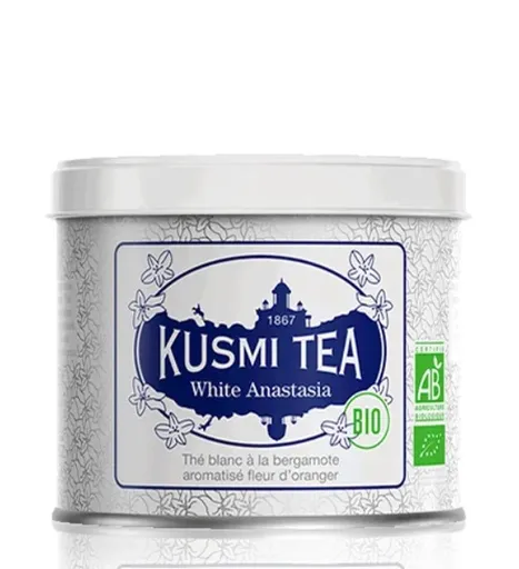 Kusmi Tea White Anastasia plechová dóza 90 g