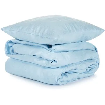 Tom Linen Lněné povlečení Light blue 140x200,50x70 (495)