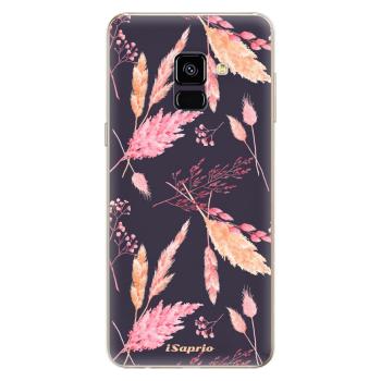 Odolné silikonové pouzdro iSaprio - Herbal Pattern - Samsung Galaxy A8 2018