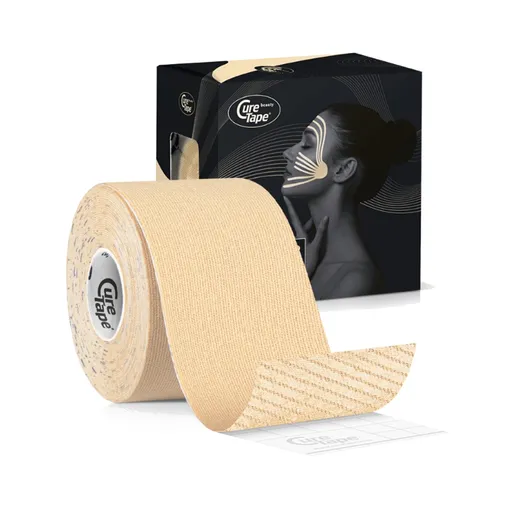 CureTape Beauty 5 cm x 5 m kosmetický tejp béžový