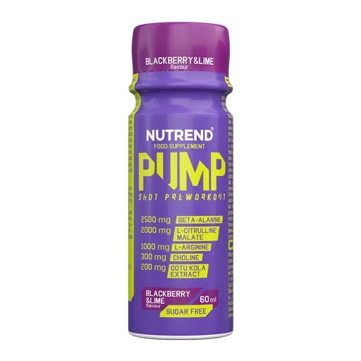 Nutrend Pump Shot 60 ml ostružina+limetka