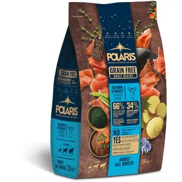 Polaris bezobilné granule s čerstvým masem Adult losos, krůta 2,5kg (5999566110504)