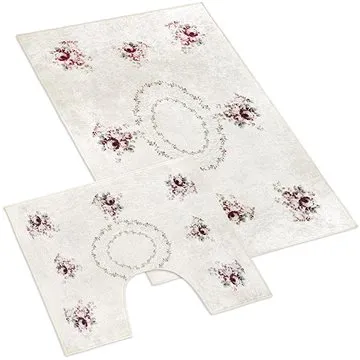 BELLATEX s.r.o. Koupelnová sada - 3D tisk 60×100+60×50 850/036 kytice (8042)