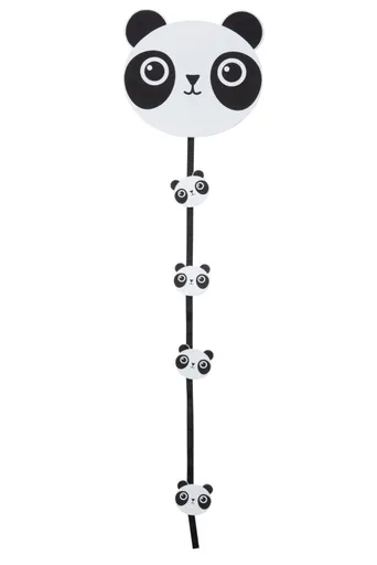 Dekorace girlanda Panda s kolíčky  - 19*17*74cm J-Line by Jolipa