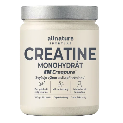 Allnature Sportlab Creatine Monohydrát Creapure 300 g