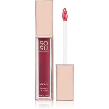 SOSU Cosmetics Satin Lip Glaze hydratační lesk na rty odstín Berry Sweet 6 ml