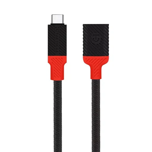Tactical Pin4Fun Adapter USB-C/Lightning 0,1m Black/Red
