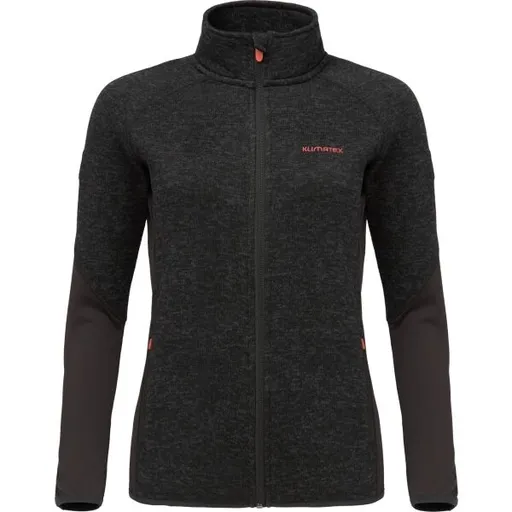 Klimatex SORA Dámská hybridní mikina, černá, velikost XXL