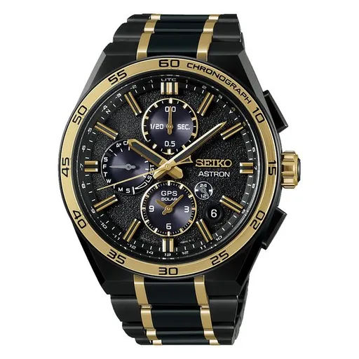 Seiko Astron Dual-Time Chronograph SSH186J1 Solar Eclipse 145th Anniversary Limited Edition