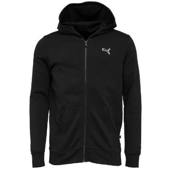 Puma BETTER ESENTIALS FULL ZIP HOODED Pánská mikina, černá, velikost