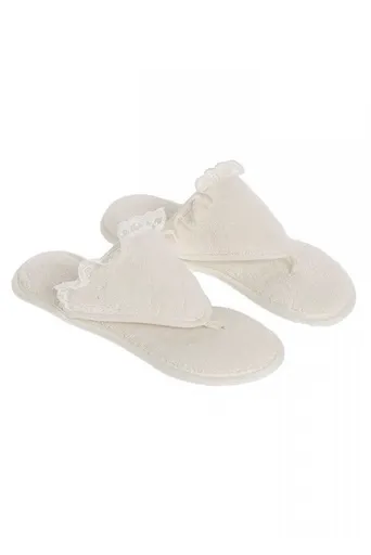 Dámské pantofle LUNA 28 cm (vel. 38/40) Smetanová