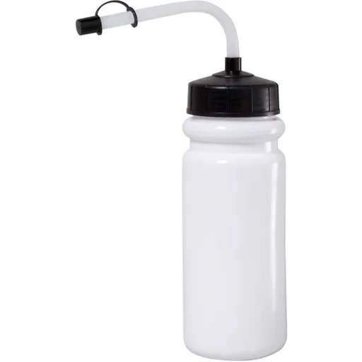 WINNWELL HOCKEY BOTTLE  650ML WITH STRAW WITHOUT LOGO Sportovní láhev, bílá, velikost 650 ML