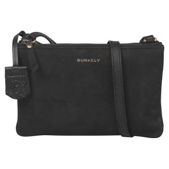 Dámská crossbody kožená kabelka Burkely Laura - černá