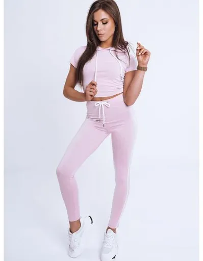 Dámská tepláková souprava s pruhem FELIA fialová