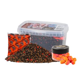 Benzar mix winter pellet box 400 g + twister nástraha + aroma sáček - squid