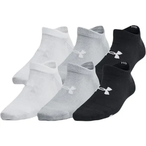 Under Armour ESSENTIAL NO SHOW Dětské ponožky, bílá, velikost