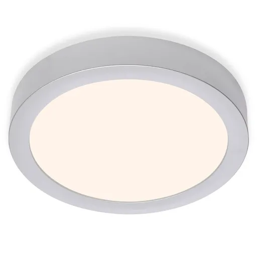 BRILONER LED stropní svítidlo, pr. 22,5 cm, 16,5 W, matný chrom BRI 7117-014