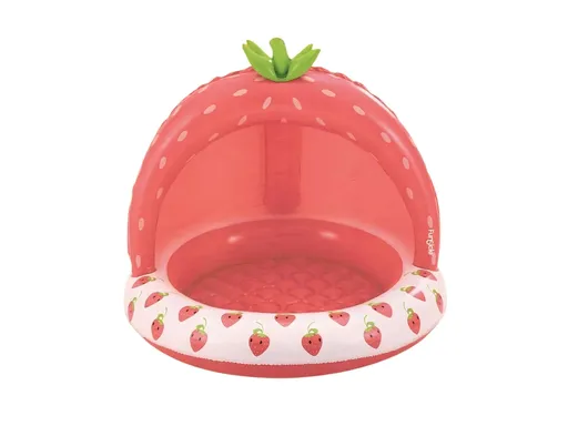 Funsicle Funcicle K90817 Dětský bazének Jahůdka se stříškou 102 x 102 x 86 cm