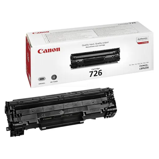 CANON 726 BK - originální toner, černý, 2100 stran