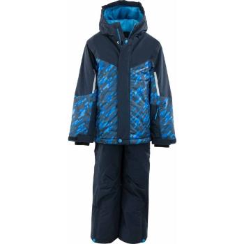 ALPINE PRO PERGO Gyerek síszett, sötétkék, méret 140-146