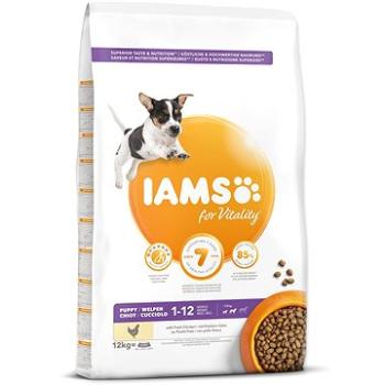 IAMS Dog Puppy Small & Medium Chicken 12 kg (8710255128382)