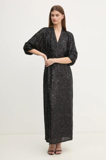 Šaty DIANE VON FURSTENBERG černá barva, maxi, DVFGL4S004