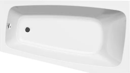 AQUALINE BEROUNKA rohová vana 160x90x42cm, pravá, bílá A1691