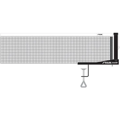 Stiga CHAMP Síť na stolní tenis, bílá, velikost