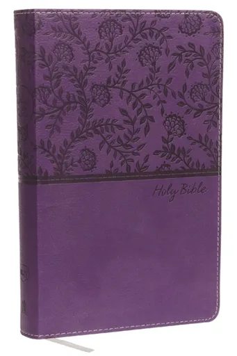 NKJV, Deluxe Gift Bible, Leathersoft, Purple, Red Letter, Comfort Print - Thomas Nelson